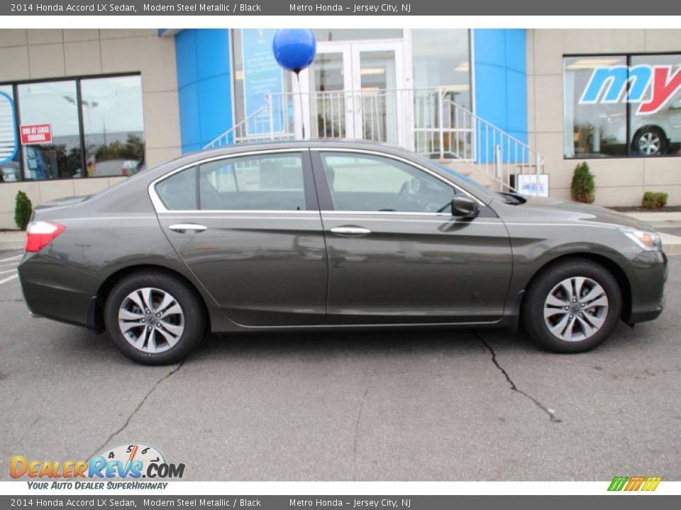 2014 Honda Accord LX Sedan Modern Steel Metallic / Black Photo #4