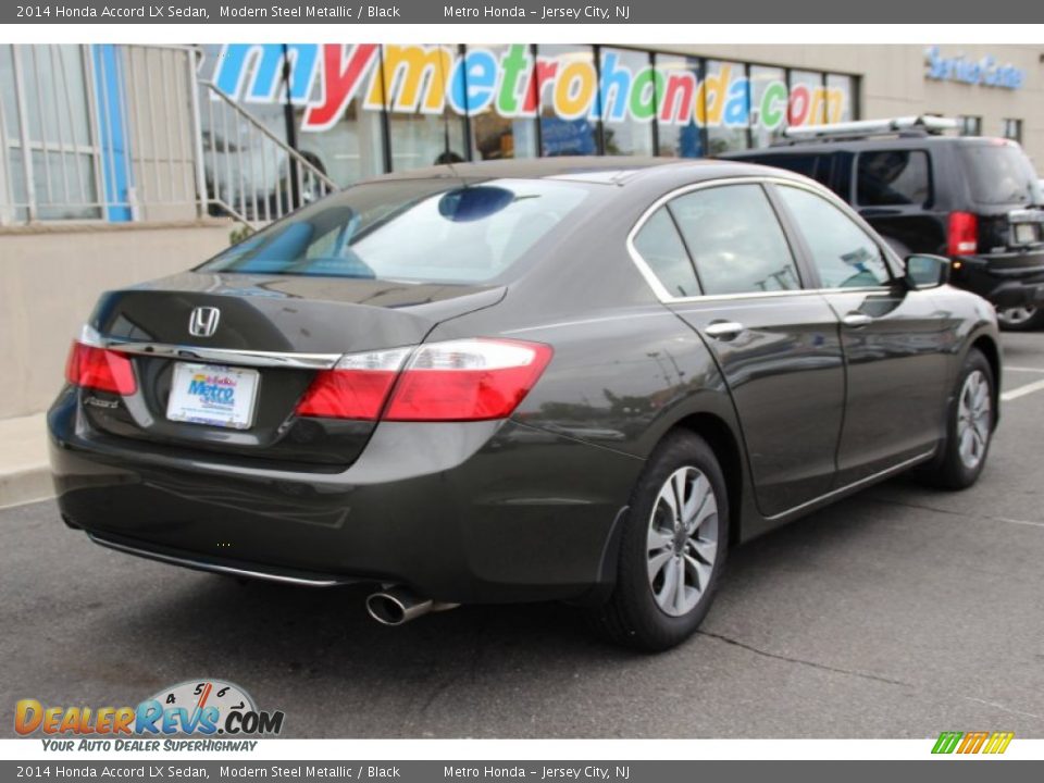 2014 Honda Accord LX Sedan Modern Steel Metallic / Black Photo #5