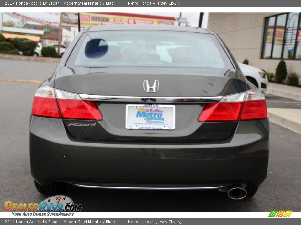 2014 Honda Accord LX Sedan Modern Steel Metallic / Black Photo #6