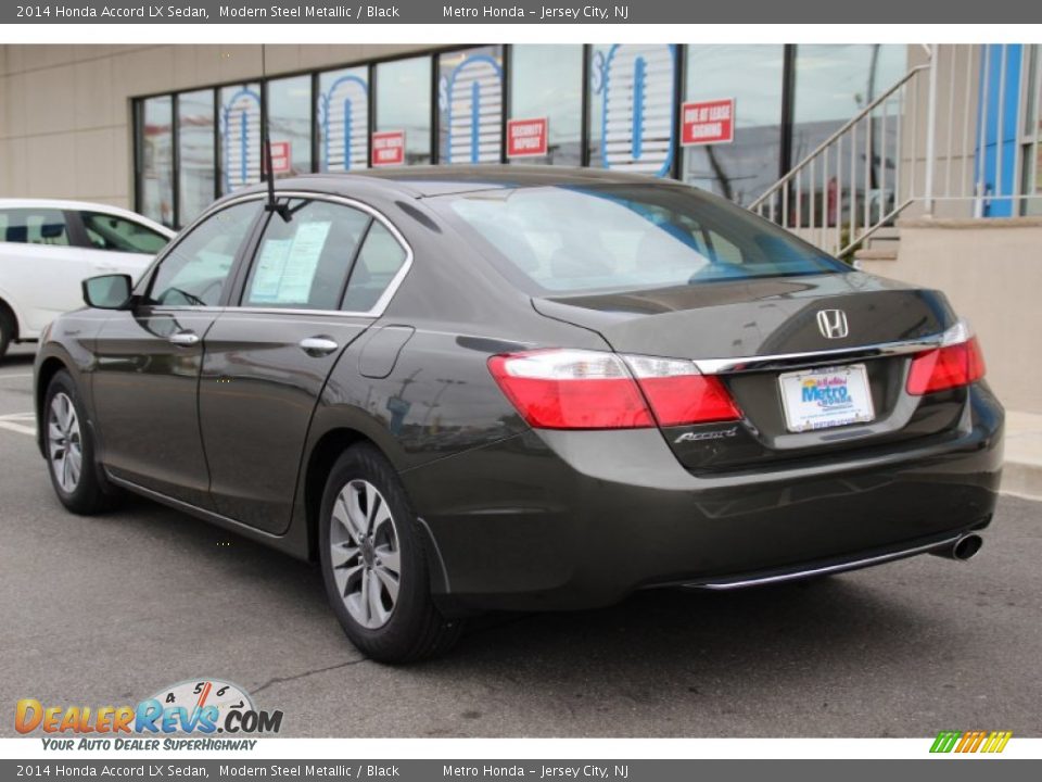 2014 Honda Accord LX Sedan Modern Steel Metallic / Black Photo #7