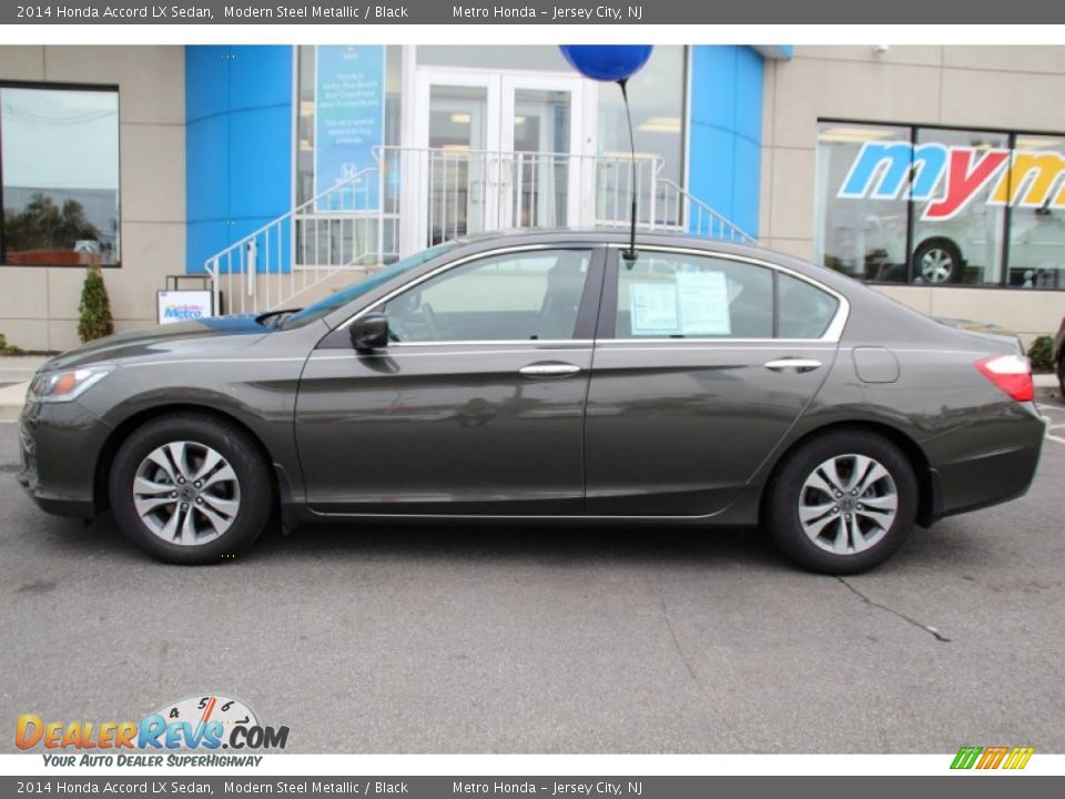 2014 Honda Accord LX Sedan Modern Steel Metallic / Black Photo #8