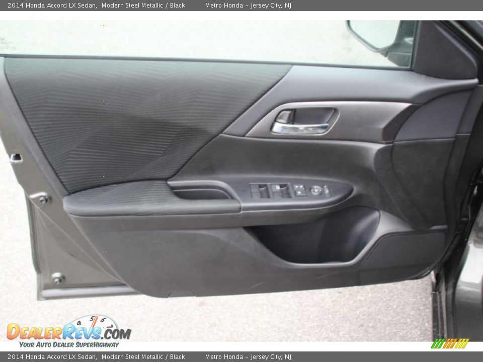 2014 Honda Accord LX Sedan Modern Steel Metallic / Black Photo #9
