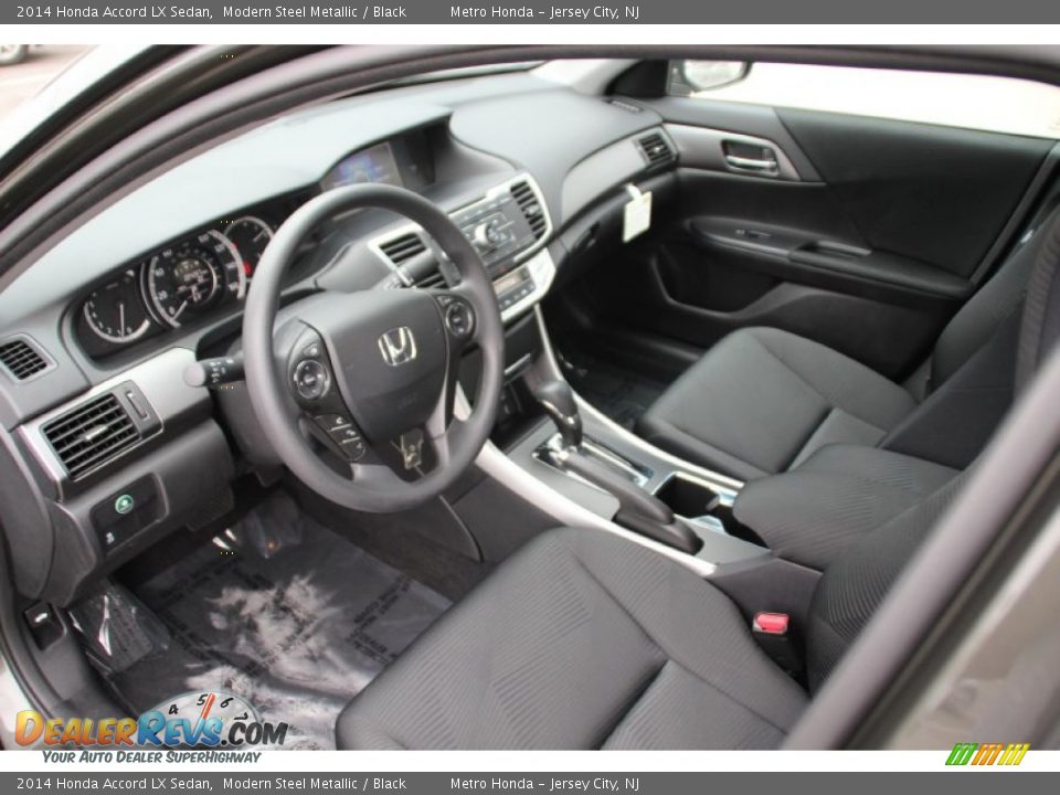 2014 Honda Accord LX Sedan Modern Steel Metallic / Black Photo #11