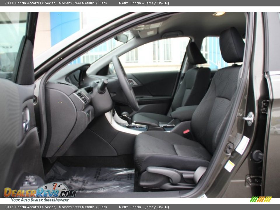 2014 Honda Accord LX Sedan Modern Steel Metallic / Black Photo #12