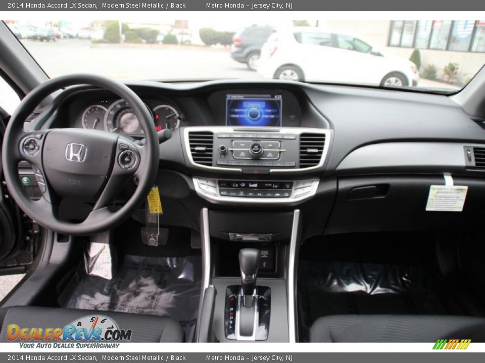 2014 Honda Accord LX Sedan Modern Steel Metallic / Black Photo #13