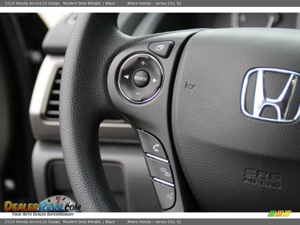 2014 Honda Accord LX Sedan Modern Steel Metallic / Black Photo #17