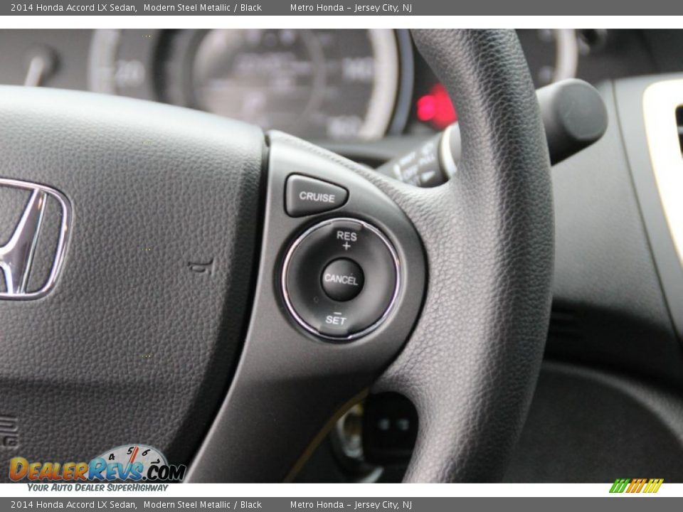2014 Honda Accord LX Sedan Modern Steel Metallic / Black Photo #18