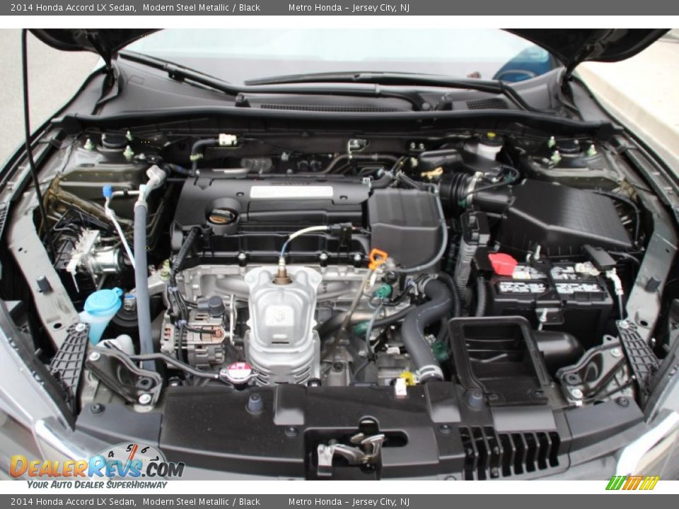 2014 Honda Accord LX Sedan Modern Steel Metallic / Black Photo #29