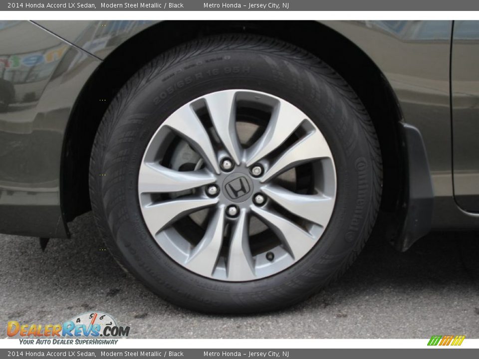 2014 Honda Accord LX Sedan Modern Steel Metallic / Black Photo #31