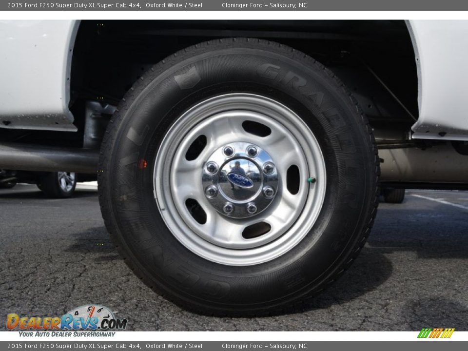 2015 Ford F250 Super Duty XL Super Cab 4x4 Oxford White / Steel Photo #11