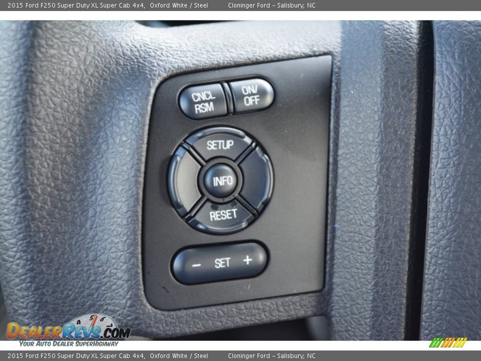 2015 Ford F250 Super Duty XL Super Cab 4x4 Oxford White / Steel Photo #12