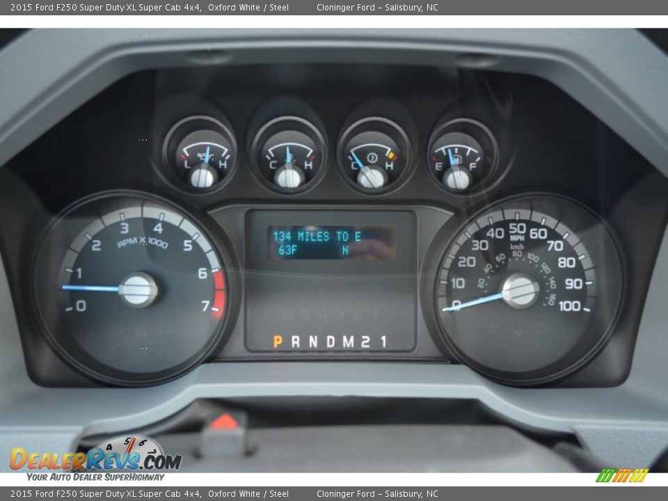 2015 Ford F250 Super Duty XL Super Cab 4x4 Oxford White / Steel Photo #14