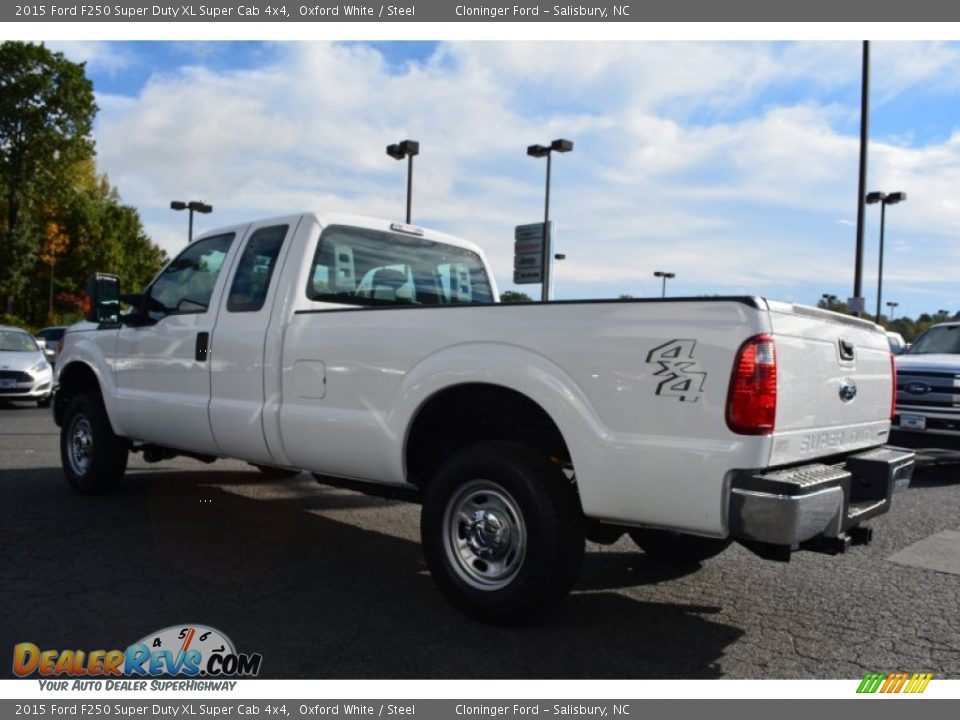 2015 Ford F250 Super Duty XL Super Cab 4x4 Oxford White / Steel Photo #18