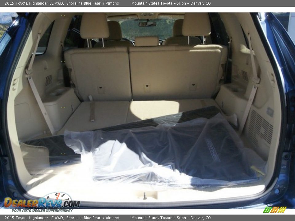 2015 Toyota Highlander LE AWD Shoreline Blue Pearl / Almond Photo #8