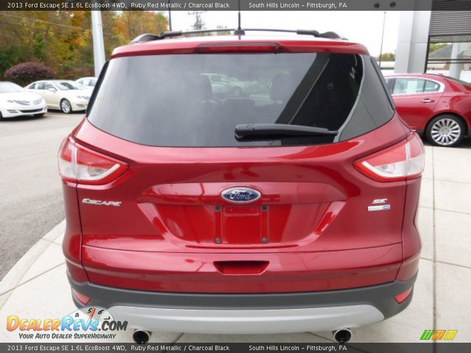 2013 Ford Escape SE 1.6L EcoBoost 4WD Ruby Red Metallic / Charcoal Black Photo #4