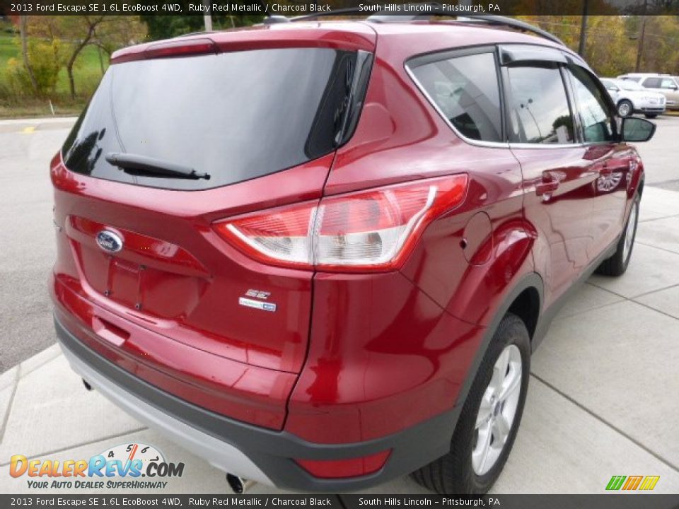 2013 Ford Escape SE 1.6L EcoBoost 4WD Ruby Red Metallic / Charcoal Black Photo #5