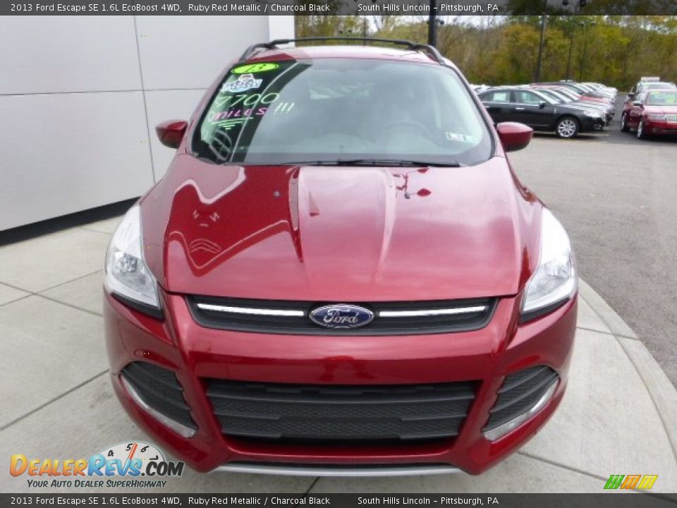2013 Ford Escape SE 1.6L EcoBoost 4WD Ruby Red Metallic / Charcoal Black Photo #8