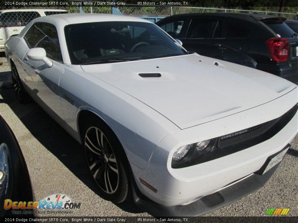 2014 Dodge Challenger SRT8 Core Bright White / Dark Slate Gray Photo #1