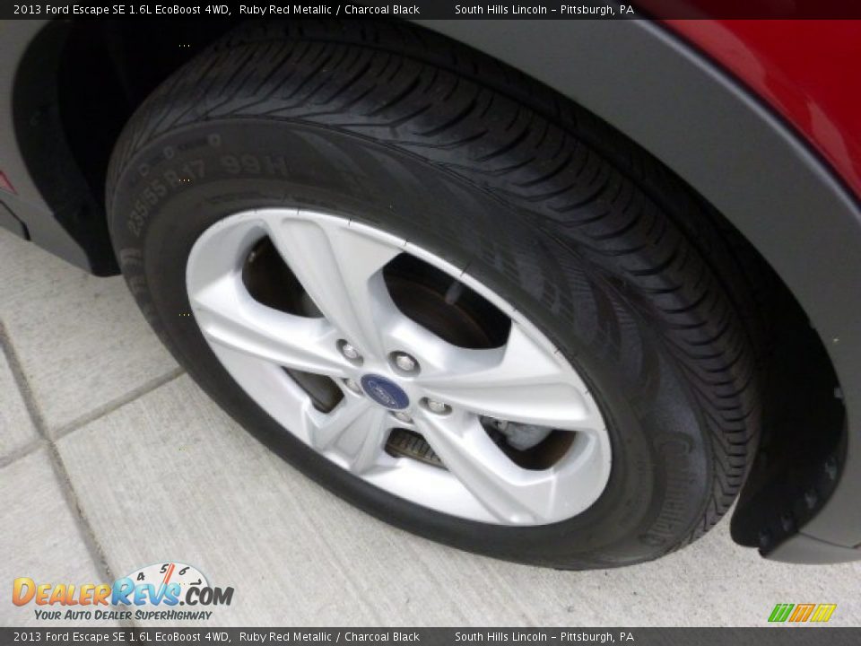 2013 Ford Escape SE 1.6L EcoBoost 4WD Ruby Red Metallic / Charcoal Black Photo #9