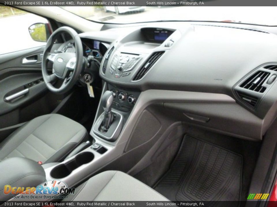 2013 Ford Escape SE 1.6L EcoBoost 4WD Ruby Red Metallic / Charcoal Black Photo #11