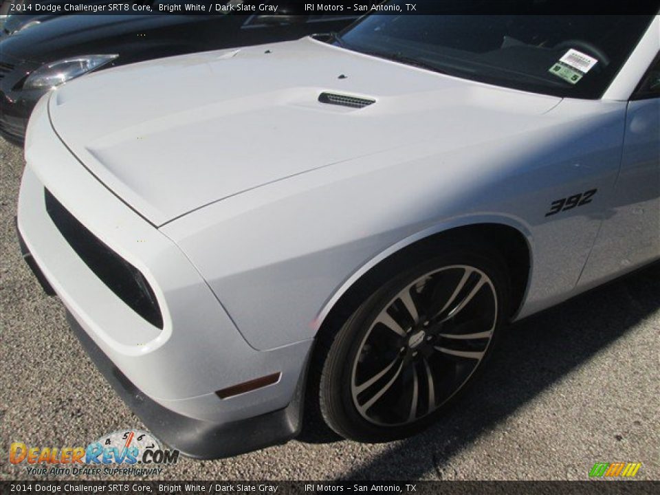 2014 Dodge Challenger SRT8 Core Bright White / Dark Slate Gray Photo #6