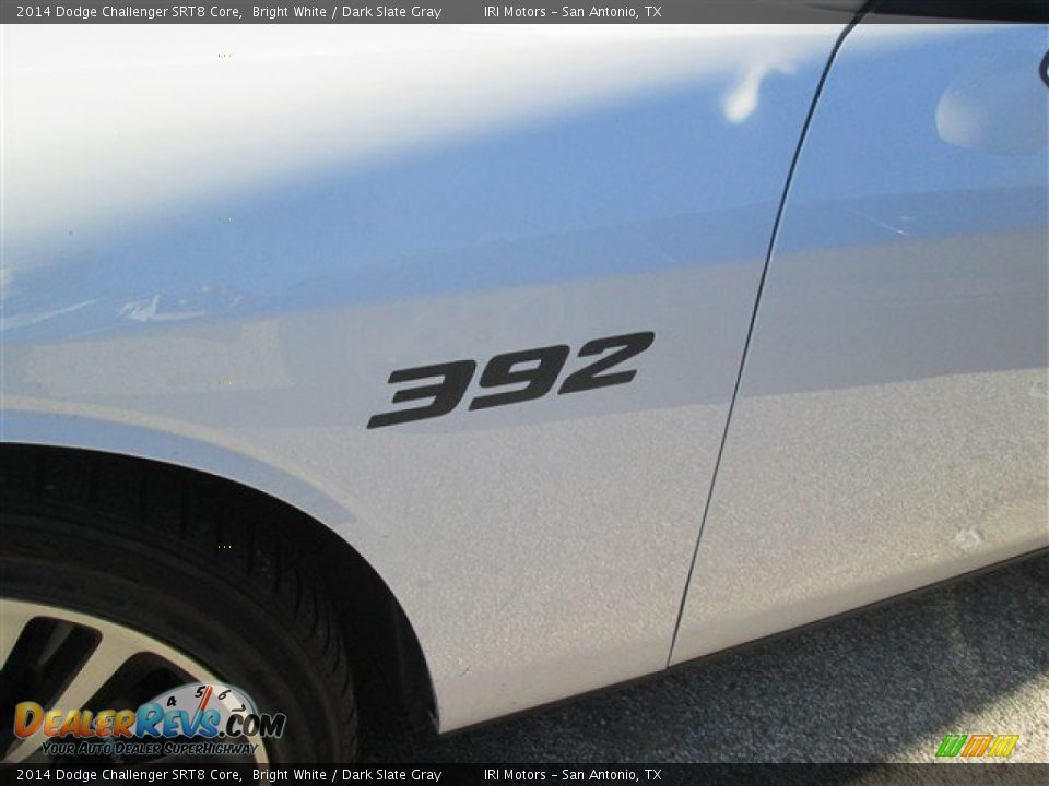 2014 Dodge Challenger SRT8 Core Bright White / Dark Slate Gray Photo #7