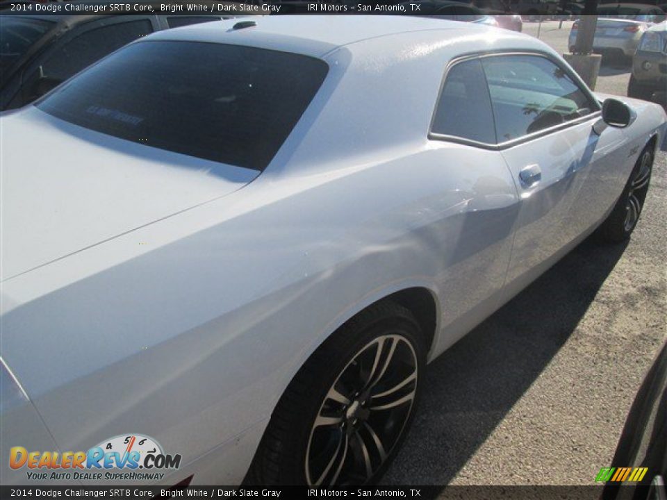 2014 Dodge Challenger SRT8 Core Bright White / Dark Slate Gray Photo #8