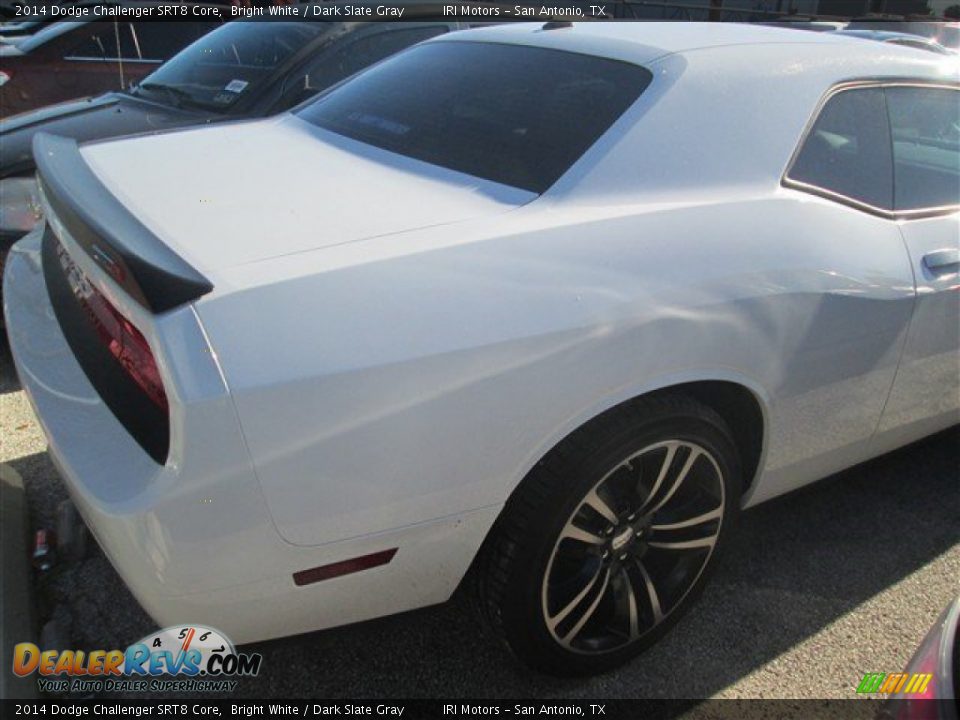 2014 Dodge Challenger SRT8 Core Bright White / Dark Slate Gray Photo #9