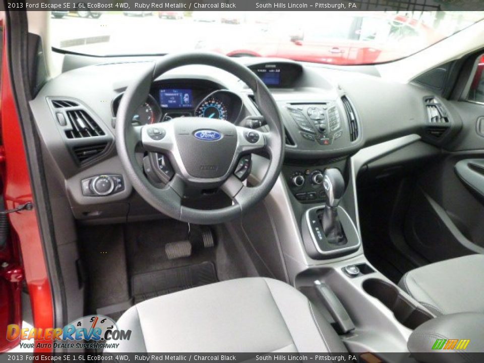 2013 Ford Escape SE 1.6L EcoBoost 4WD Ruby Red Metallic / Charcoal Black Photo #16