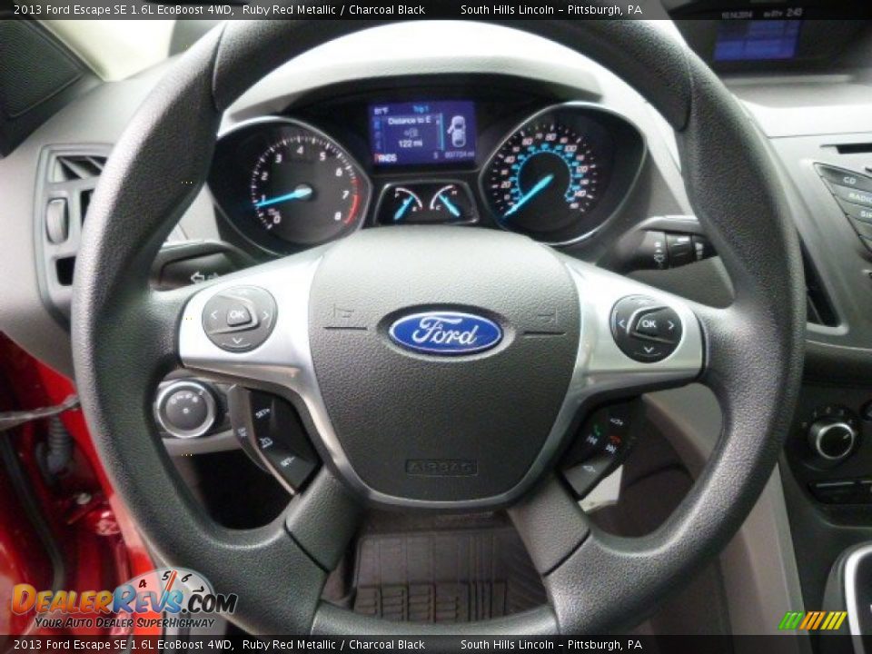 2013 Ford Escape SE 1.6L EcoBoost 4WD Ruby Red Metallic / Charcoal Black Photo #21