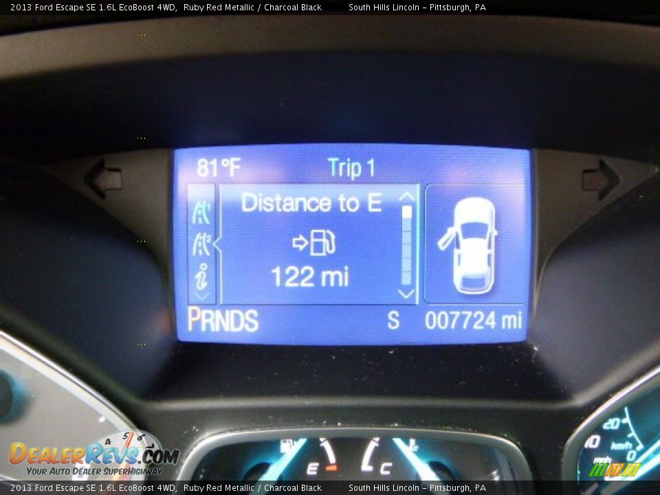 2013 Ford Escape SE 1.6L EcoBoost 4WD Ruby Red Metallic / Charcoal Black Photo #24