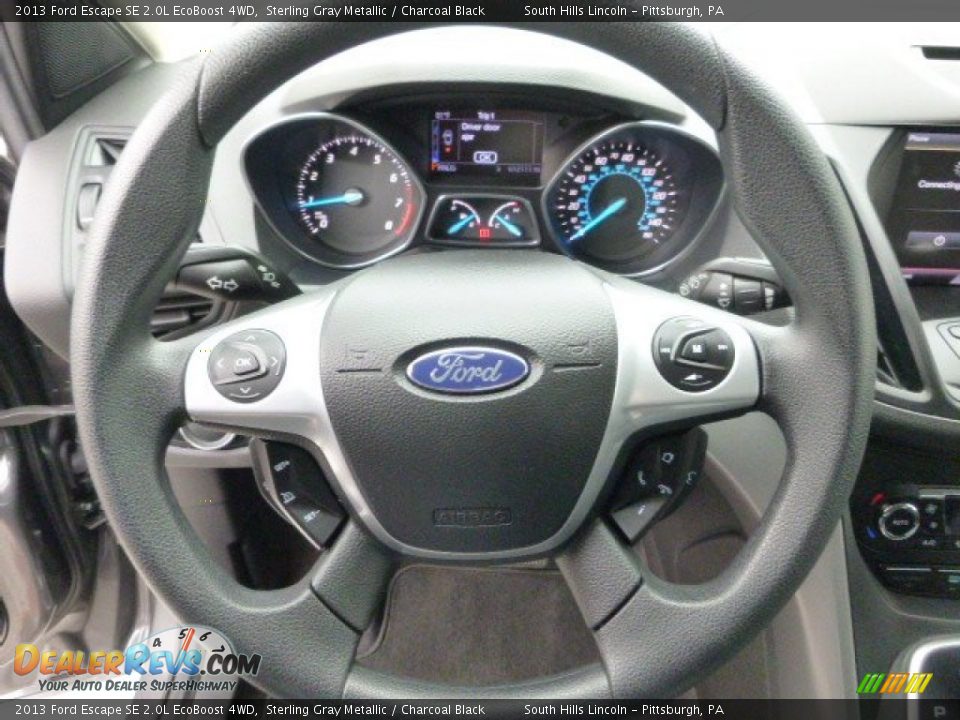 2013 Ford Escape SE 2.0L EcoBoost 4WD Sterling Gray Metallic / Charcoal Black Photo #22