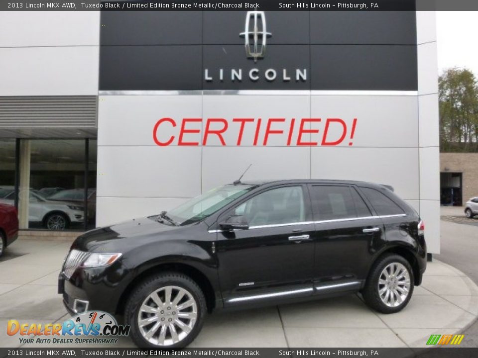2013 Lincoln MKX AWD Tuxedo Black / Limited Edition Bronze Metallic/Charcoal Black Photo #1