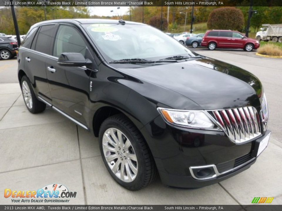 2013 Lincoln MKX AWD Tuxedo Black / Limited Edition Bronze Metallic/Charcoal Black Photo #7
