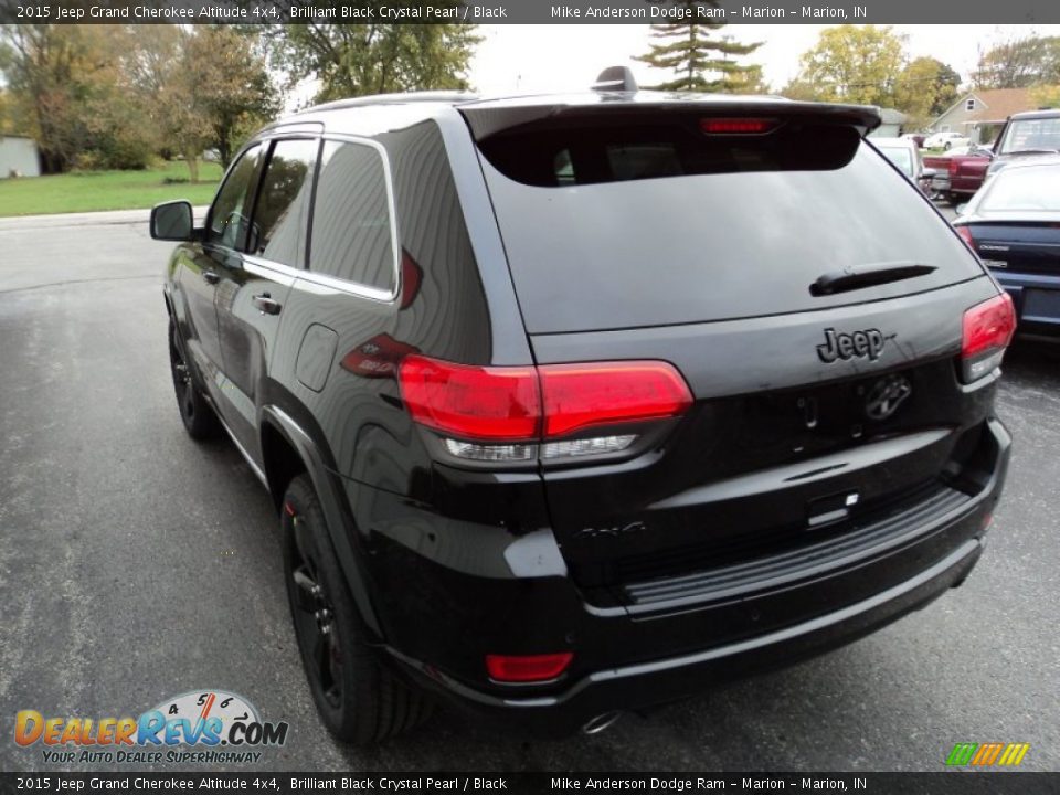 2015 Jeep Grand Cherokee Altitude 4x4 Brilliant Black Crystal Pearl / Black Photo #3