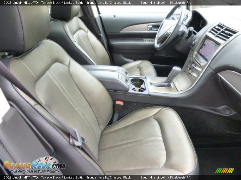 2013 Lincoln MKX AWD Tuxedo Black / Limited Edition Bronze Metallic/Charcoal Black Photo #10