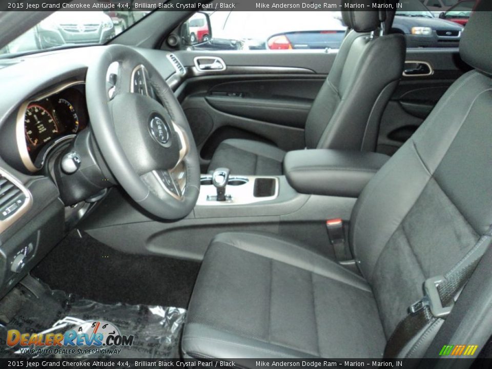 2015 Jeep Grand Cherokee Altitude 4x4 Brilliant Black Crystal Pearl / Black Photo #5