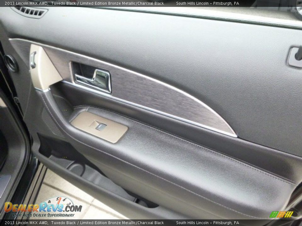 2013 Lincoln MKX AWD Tuxedo Black / Limited Edition Bronze Metallic/Charcoal Black Photo #12
