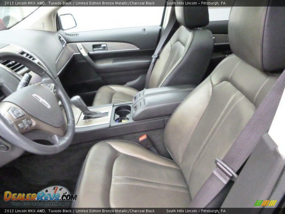 2013 Lincoln MKX AWD Tuxedo Black / Limited Edition Bronze Metallic/Charcoal Black Photo #15