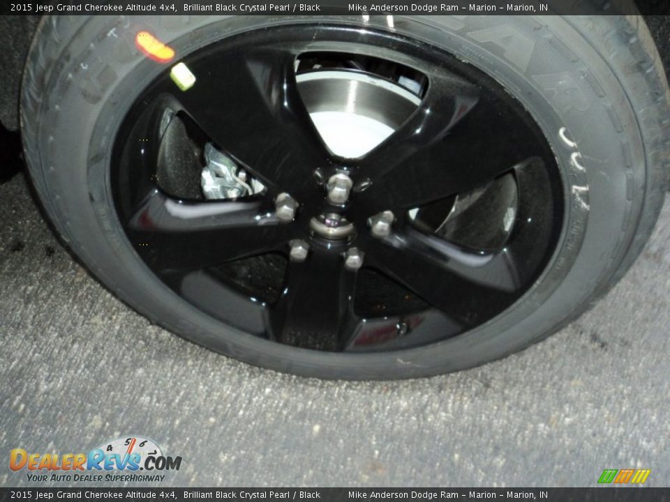 2015 Jeep Grand Cherokee Altitude 4x4 Brilliant Black Crystal Pearl / Black Photo #10