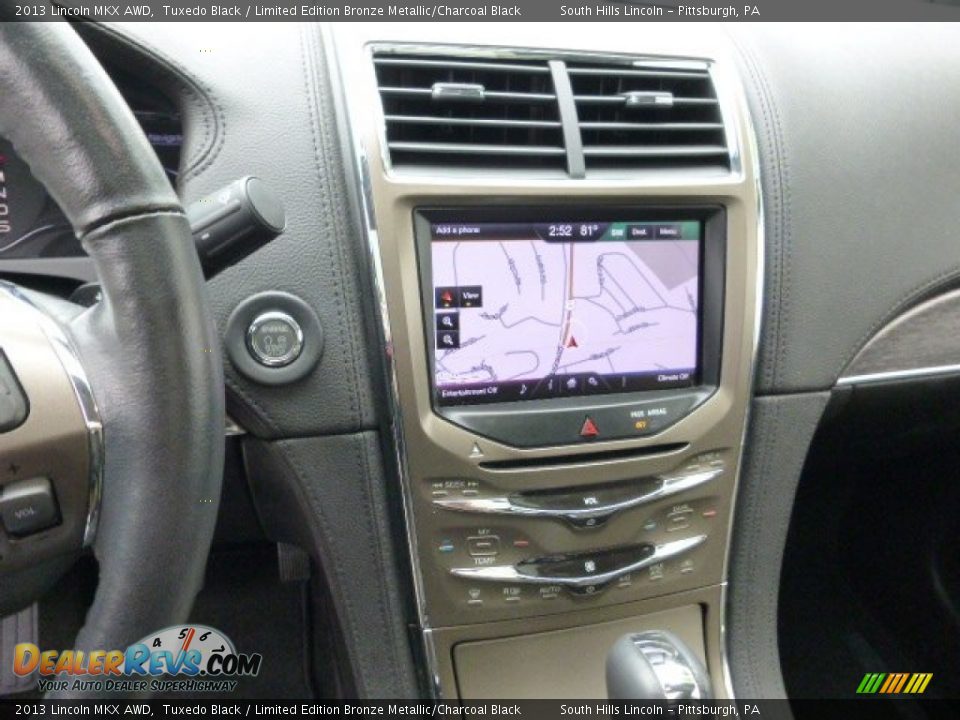 2013 Lincoln MKX AWD Tuxedo Black / Limited Edition Bronze Metallic/Charcoal Black Photo #22