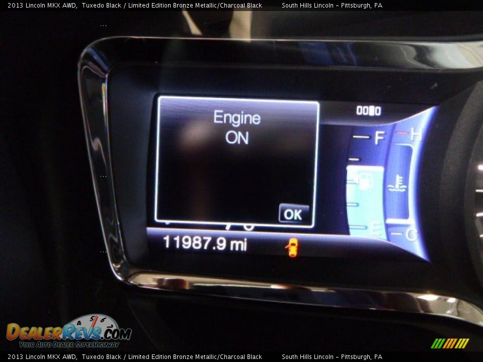 2013 Lincoln MKX AWD Tuxedo Black / Limited Edition Bronze Metallic/Charcoal Black Photo #24