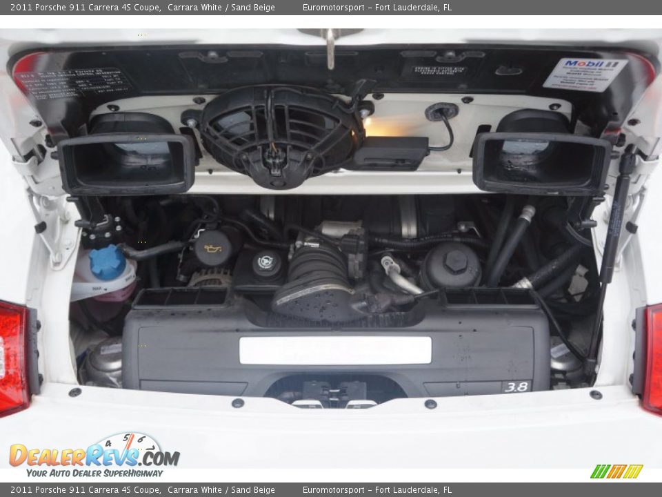 2011 Porsche 911 Carrera 4S Coupe 3.8 Liter DFI DOHC 24-Valve VarioCam Flat 6 Cylinder Engine Photo #36