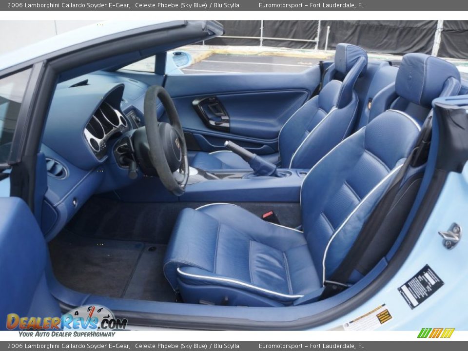 Front Seat of 2006 Lamborghini Gallardo Spyder E-Gear Photo #39