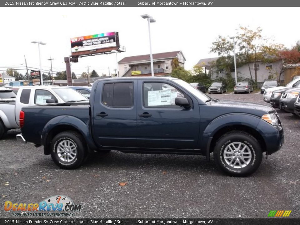Arctic Blue Metallic 2015 Nissan Frontier SV Crew Cab 4x4 Photo #2