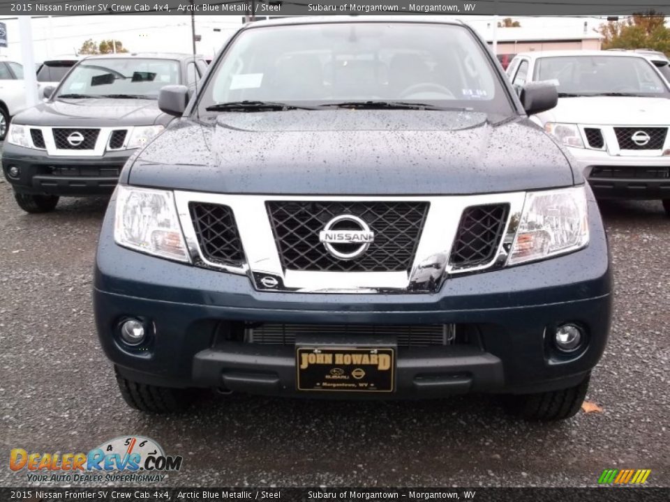 2015 Nissan Frontier SV Crew Cab 4x4 Arctic Blue Metallic / Steel Photo #4