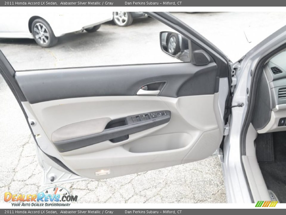 2011 Honda Accord LX Sedan Alabaster Silver Metallic / Gray Photo #20