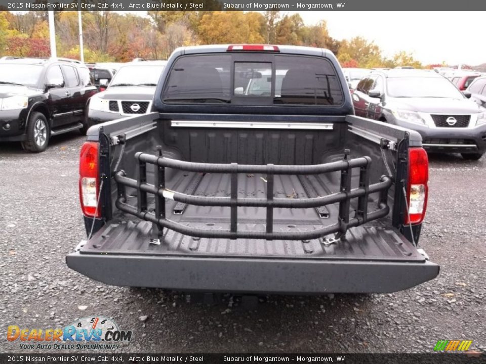2015 Nissan Frontier SV Crew Cab 4x4 Arctic Blue Metallic / Steel Photo #8