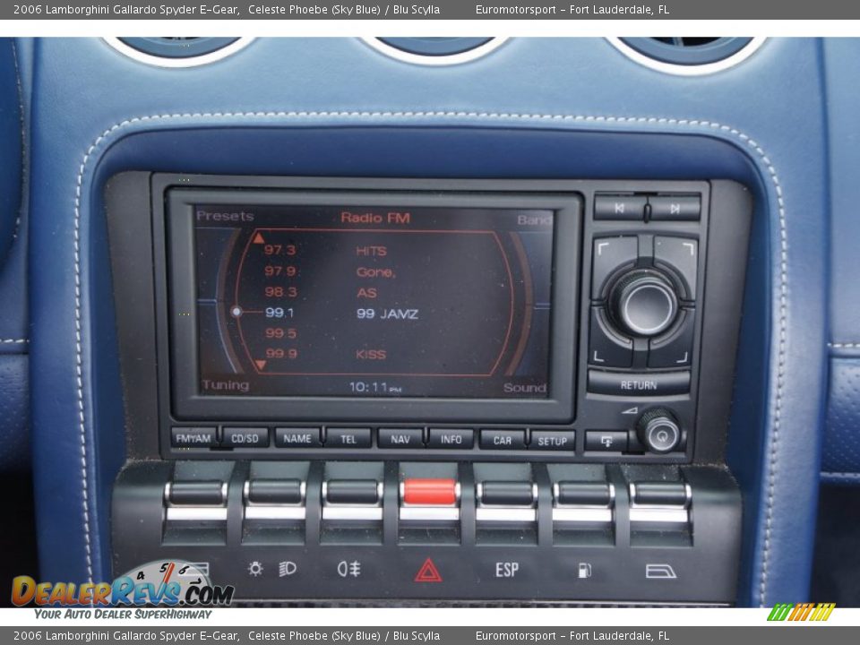 Controls of 2006 Lamborghini Gallardo Spyder E-Gear Photo #55