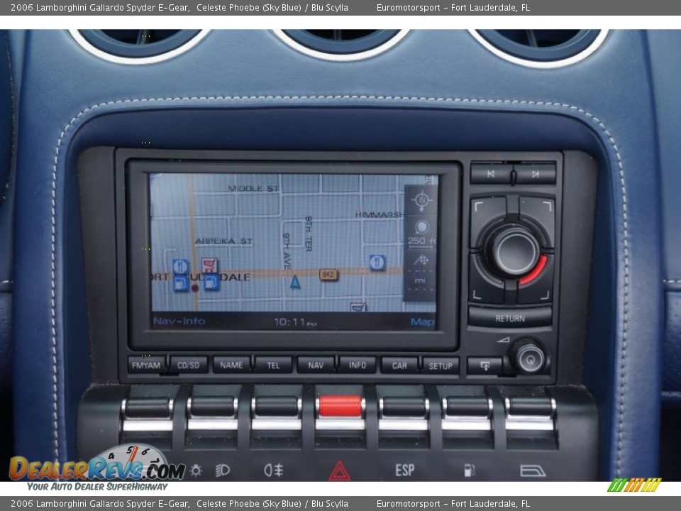 Navigation of 2006 Lamborghini Gallardo Spyder E-Gear Photo #56